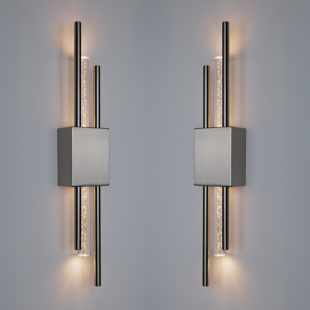 Glitch Wall Light Silver • 2 Pack