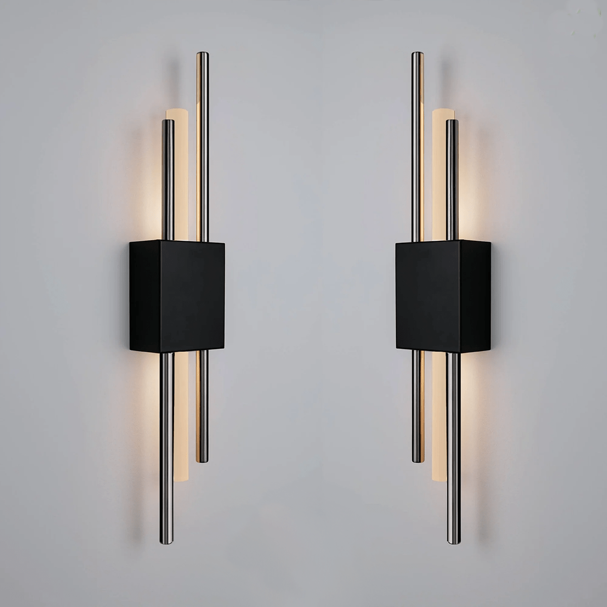 Glitch • Black & Silver • Hard - Wired • 2 Pack - Haus of Interiors