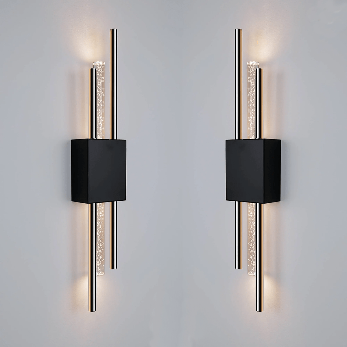 Glitch • Black & Silver • Hard - Wired • 2 Pack - Haus of Interiors
