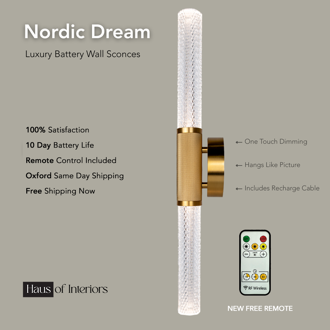 Nordic Dream Battery Wall Light