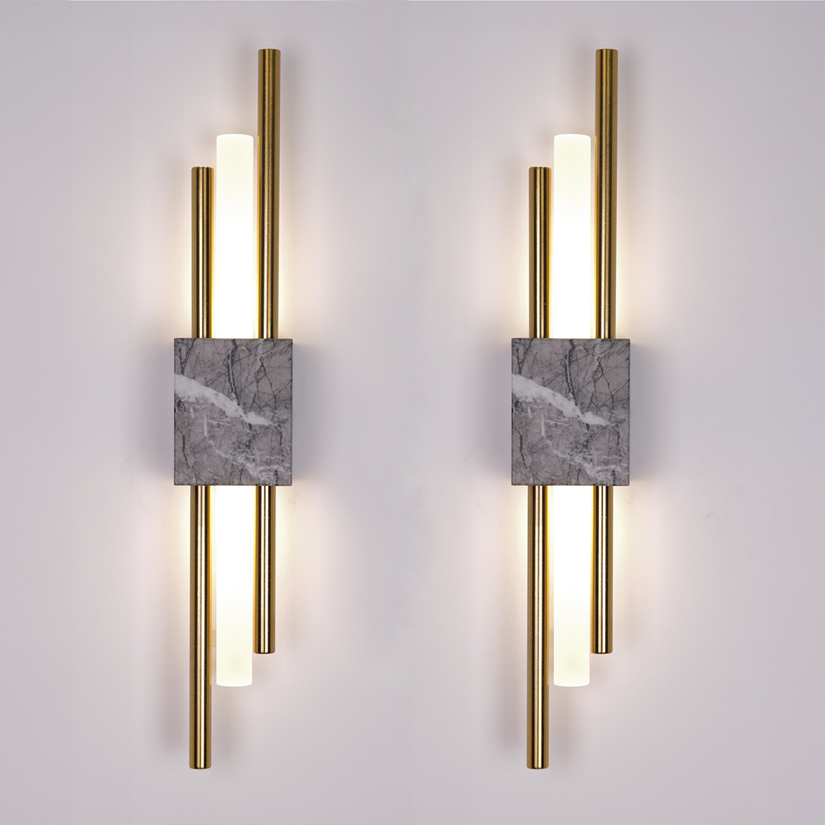 Glitch Wall Light • Gray Stone • 2-Pack