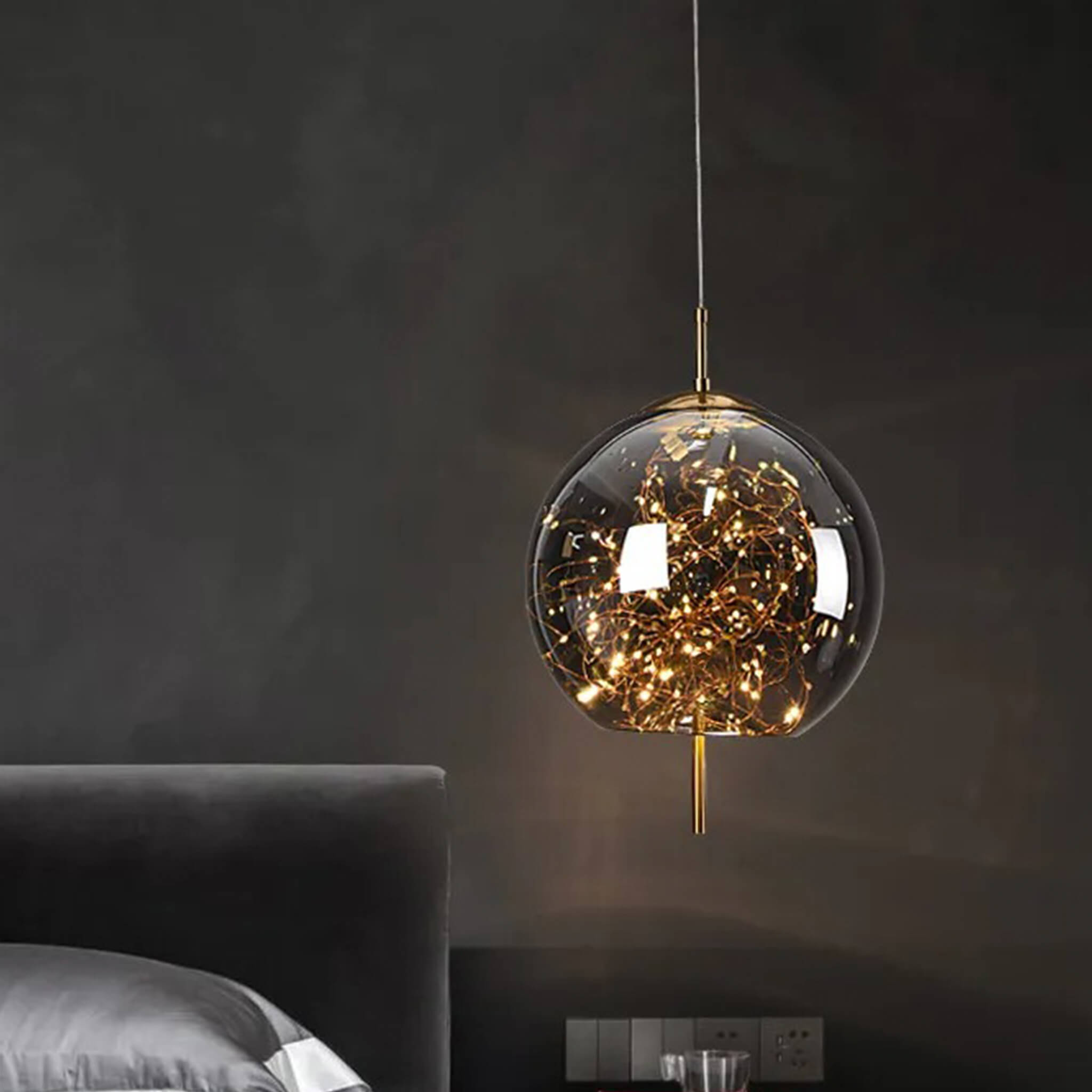 Cosmos • Oval • Amber - Warehouse Sale - Ceiling Lights - Haus of Interiors