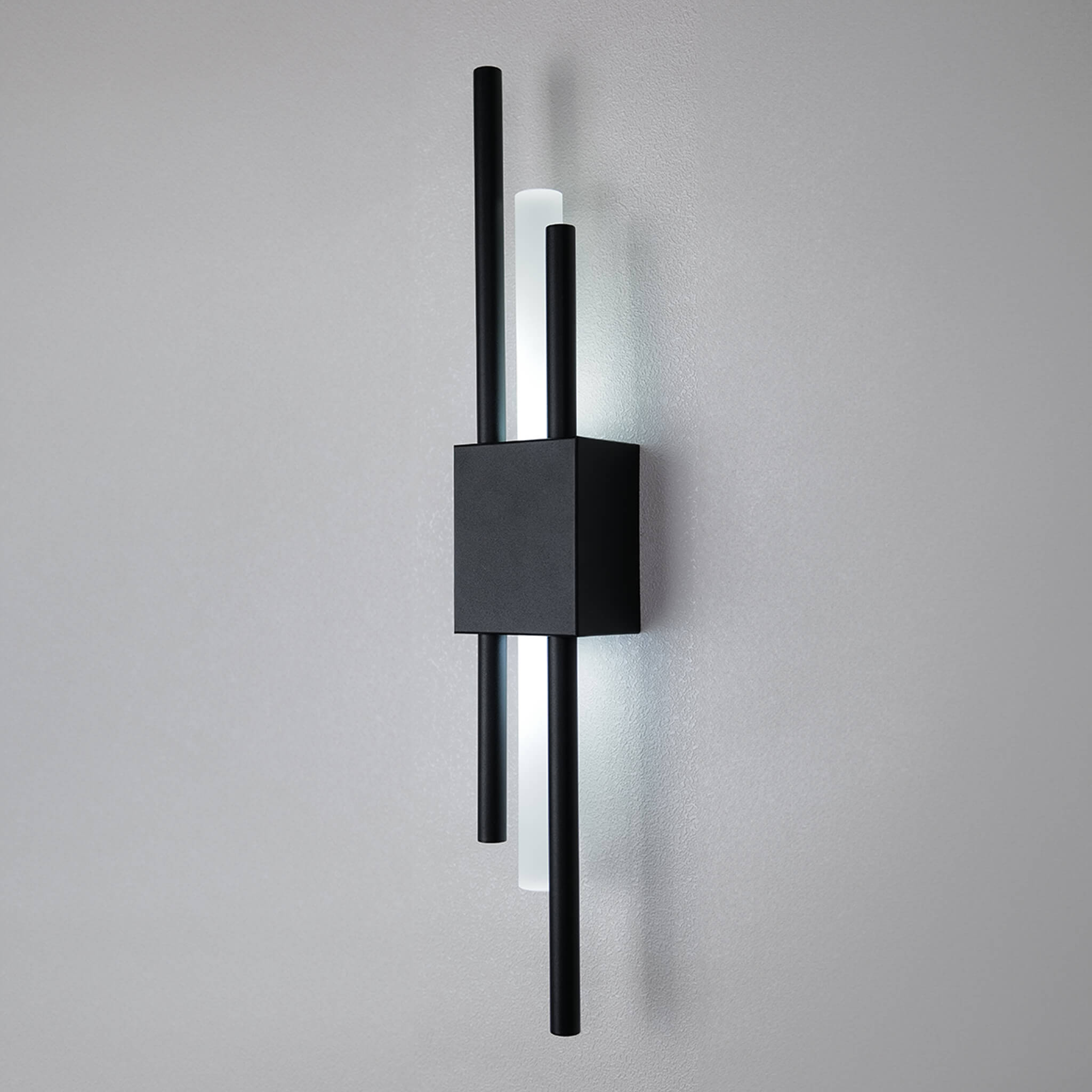 Glitch Wall Light • Black • Rechargeable Battery • 2 Pack - Sconce - Haus of Interiors