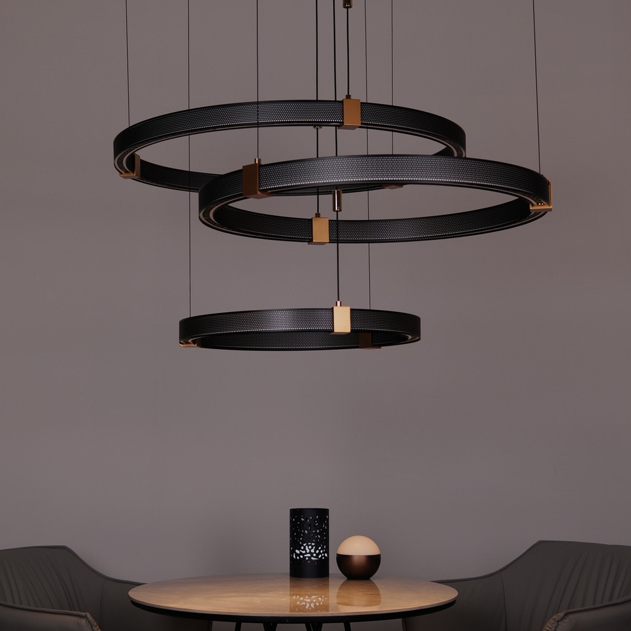 Matrix Rings • 1 Ring - Warehouse Sale - Ceiling Light - Haus of Interiors