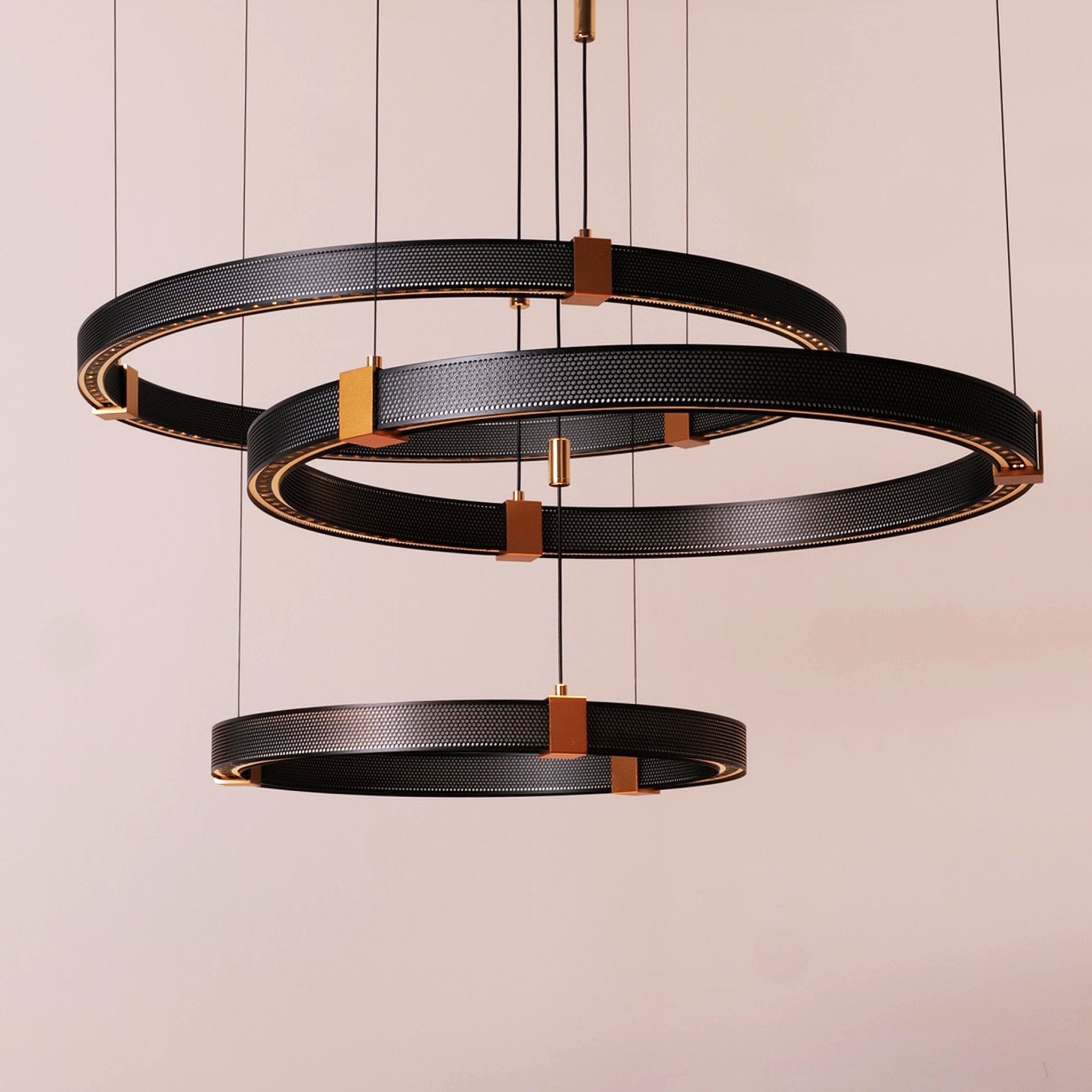 Matrix Rings • 3 rings - Warehouse Sale - Ceiling Light - Haus of Interiors