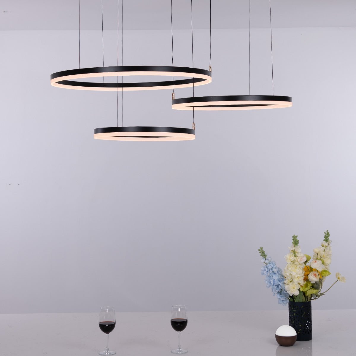 Nordic Ceiling • Black • 50CM + 60CM + 80CM + 100CM - Warehouse Sale - Chandelier - Haus of Interiors