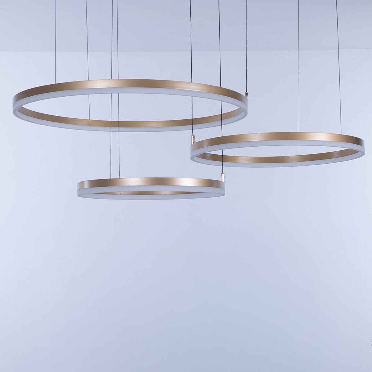 Nordic Rings Ceiling Light • Gold - Chandelier - Haus of Interiors